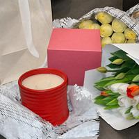 Bougie parfumée écologique extra-large aux feuilles de tomate, coffret cadeau, parfum d'ambiance pour la maison, Saint-Valentin