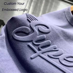 <strong>3d</strong> <strong>Printing</strong> Emboss <strong>T</strong>-<strong>shirts</strong> Men Organic 100% Cotton Tee Graphic Wholesale Oversized <strong>T</strong>-<strong>shirts</strong> Custom Embossed logo - Product Image 2