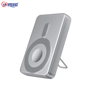 Custom Logo Wireless Charger PD 22.5W 100000mAh Li-Polymer Battery Power Bank Fast <b>Charging</b> Type-<b>C</b> Magnetic With Holder - Product Image 1