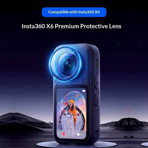 Protettore per Lenti HD della Fotocamera Panoramica Insta360 X6, Protezione Lenti in PC/Vetro Ottico, Adatto per Riprese in Viaggio e Ciclismo - Product Image 1