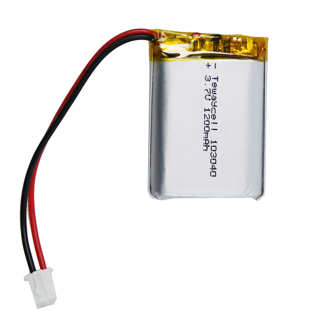 103040 Li-polymer Pouch Flat Cell 3.7v 1200mah Lithium Polymer Batteries Square Recharge Deep Cycle Lipo Battery With Bms Ce