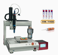 Distributeur automatique de colle liquide UV en résine époxy silicone 300ML, robot distributeur équipé d'une valve à vis de précision pour liquide unique