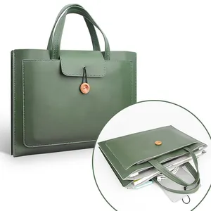 Tappetino Flip per Laptop con 4 tasche di nuova moda da donna per 13.3 15.6 da 16 pollici Macbook Air/Pro in pelle e materiale in PU