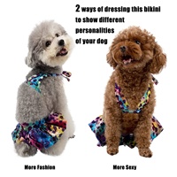 Maillot de bain pour chien, chaton, os papillon, chien, Sexy, vêtements d'été, plage, Bikini, ouvert, vêtements de plage