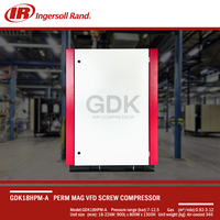 Ingersollrand GardnerDenver Compresseur industriel GDK18KWHPM Source d'alimentation CA avec compresseur d'air Perm Mag VFD