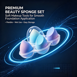 Ensemble d'éponges de maquillage pour fond de teint, correcteur et mélange de cosmétiques - Product Image 6