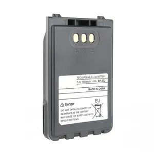 Batterie BP-272 I-com pour ICOM ID-31A ID-31E ID-51A ID-51E Radios bidirectionnelles Batterie de remplacement avec clip de ceinture