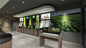 Hiện đại trang trí thiết kế thuốc lá gỗ phụ kiện đứng thuốc lá cửa hàng truy cập Showcase thiết kế khói cửa hàng hiển thị - Product Image 3