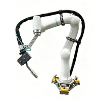 Kit de robot collaboratif mobile pour soudage, cobot soudeur, soudeuse robotisée MIG, soudeuse laser, robot de soudage aluminium avec chariot de soudage sur rail