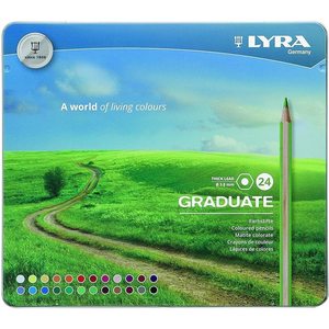 LYRA - Confezione da 24 Matite Colorate per Studenti - Product Image 1