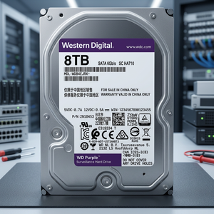 Disco Duro de Vigilancia de 8 TB y 3.5 Pulgadas para Purple, Tiempo de Busca de 3.4 ms, Sin Fuente de Alimentación Externa, Solo para China - Product Image 2