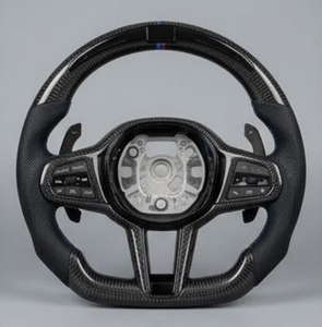 Volante OEM de 3 radios y 40 mm para GR Supra A90/A91 MK5 con fibra de carbono, Plug and Play - Product Image 6
