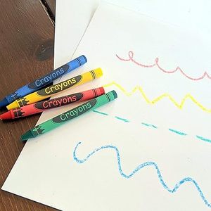 4 색 점보 벌크 크레용 288 정사이즈 크기 어린이 생일 파티 레스토랑 공예 문구 용품 총 쉬운 홀드 - Product Image 2