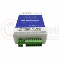 WAYHANG WH-300 Contrôleur de relais 4G LTE ABS GSM avec interrupteur de commande SMS, 2 entrées numériques, ouvre-porte, AC/DC 9V~36V/1A, alarme sonore Nano