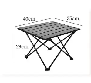 Outdoor Lightweight Alu MDF Foldable Table Portable China Camp Folding Table mesa camping plegable Table