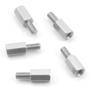 Espaciadores hexagonales macho-hembra de acero inoxidable 304 4 # Soporte Roscado de 40 Pulgadas para Placa Base, Accesorios para Placa Base, Modelo Nindejin - Product Image 4