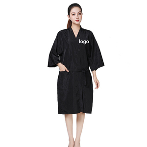 Capa de Peluquería Impermeable de Poliéster de Alta Calidad, <span class=keywords><strong>para</strong></span> Salón de Belleza, Corte de Cabello, Tinte, Kimono - Product Image 5