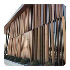 Lames de persiennes <span class=keywords><strong>en</strong></span> aluminium préfabriquées, persiennes fixes pour façade - Product Image 3