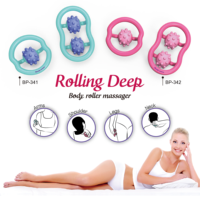 Nouvel Arrivage Rouleau de Massage Corporel Anti-Cellulite à Bille Unique PP/TPR pour Relaxation Corporelle BP-341 Chine Personnalisation Couleur Logo Vente en Gros FCA