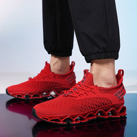 Baskets de course sportives de haute qualité pour hommes, baskets de tennis respirantes, en maille antidérapante pour la marche et le sport.