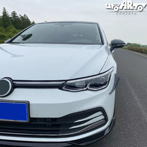 Pièces automobiles, bande de garniture latérale avant, garniture de pare-chocs avant en plastique noir brillant pour Volkswagen MK8 <span class=keywords><strong>Golf</strong></span> 8 Pro <span class=keywords><strong>R</strong></span>-Line GTI - Product Image 5