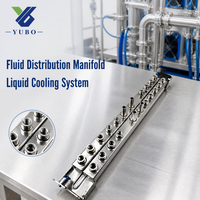 Collecteur de distribution de fluides en acier inoxydable, collecteur d'eau multi-ports pour le refroidissement des liquides et les systèmes de pipeline industriels