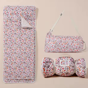 Alas Tidur Bayi Ramah Lingkungan dari Bahan Daur Ulang dengan Pola Kartun, Dapat Digulung, Dilengkapi Bantal & Selimut yang Dapat Dilepas - Product Image 4