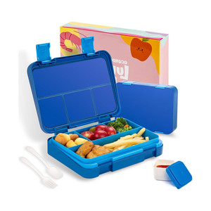 Boîte à lunch portable personnalisée pour enfants, ensemble de boîtes à lunch pour l'école, les tout-petits, en plastique, anti-fuite, boîtes à lunch bento pour enfants - Product Image 1
