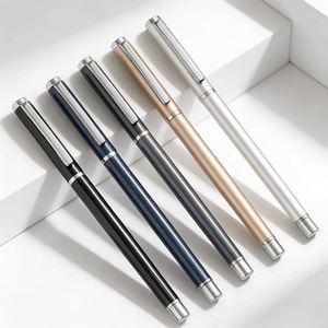 High-quality Luxurious Metal Gel <b>Pen</b> Wholesale Business Signature Metal <b>Pen</b> Black with Custom logo Suitable As Gifts for Events - Product Image 2