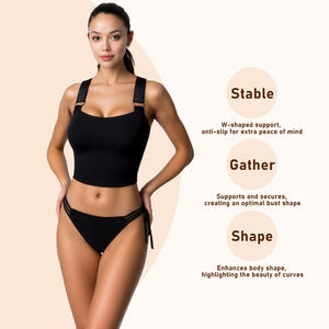 Bralette en soie glacée sans couture pour femmes sans fil soutien-gorge haut court No Show motif solide plaine Camiseta Sin Mangas soutien-gorge Shapewear Lingerie - Product Image 5