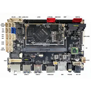 ソース開発AndroidLinuxアームRKコアボード (SATA 3.0 PCIE-4G RS232 RS485 MPI CSI I2S DVP RGMII SPI PWM SDIO GPIO付き)