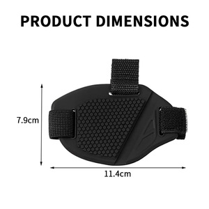 Protège-chaussures antidérapants JIRUI écologiques en caoutchouc noir pour manettes de vélo d'appartement – Accessoires de vélo pratiques - Product Image 6