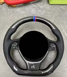 Para <span class=keywords><strong>BMW</strong></span> 2014 535D <span class=keywords><strong>volante</strong></span> de fibra de carbono negro cuero perforado carbono M Sport para <span class=keywords><strong>BMW</strong></span> E90 <span class=keywords><strong>328i</strong></span> <span class=keywords><strong>volante</strong></span> - Product Image 2