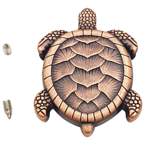 Boucle de fermeture à glissière en cuir, clip de fin décoratif de sangle en métal de Logo personnalisé - Product Image 4