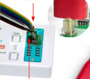 สายเคเบิล OBDOK MSOP8 สำหรับเขียนโปรแกรม ดาวน์โหลด ข้อมูล พร้อมหัวเข็มสปริงขนาดเล็ก สำหรับชิปอุปกรณ์ยานยนต์ ได้รับการรับรองมาตรฐาน CE E432 - Product Image 3