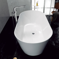 Baignoire autoportante de forme ovale