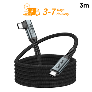 Muestra gratuita SUNGUY Cable de carga rápida USB C de 100W y 3m, cable de datos USB C de aluminio, cable de carga para teléfonos y portátiles - Product Image 1