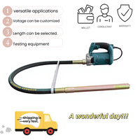 Vibrador de Iones de Litio, Vibrador Recargable, Vibrador de Concreto, Motor sin Escobillas, 1 Año de Garantía en Equipos de Prueba de Concreto