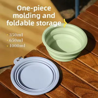 Gamelle pliable d'extérieur pour chien et chat, pour l'eau et la nourriture, idéale pour les promenades, le camping, la randonnée – Meilleur équipement portable pour animaux de compagnie