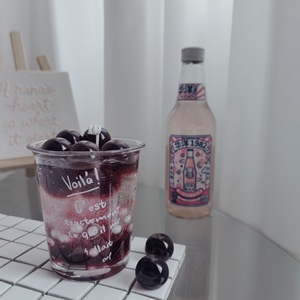 Creative Simulated Grape Sparkling Water Scented Candle High‑Appearance Glass <b>Cup</b> Drink Shape Home Table Decor Gift - Product Image 1