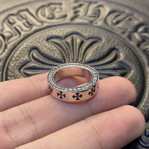 CH High Version 925 Sterling <strong>Silver</strong> Men Women Personalized Eternal <strong>Ring</strong> <strong>Cross</strong> Fashion Index Finger Tail <strong>Ring</strong> for Couple - Product Image 4