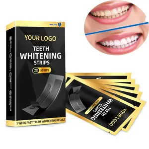 Professional Home Bleaching White Product Whitening Black Pap Charcoal Activated Whitening Teeth Strips With Private Label