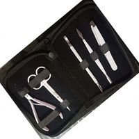 Excellent Kit de Manucure et Pédicure Multifonctionnel en Acier Inoxydable 6-en-1 avec Coupe-Cornes, Râpe Anti-Callosités et Coupe-Ongles, Sac Ziplock, Unisexe