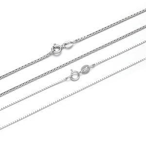 Catena di gioielli TYD italiano puro 925 in argento Sterling scatola collane croce <span class=keywords><strong>con</strong></span> perline di perle catena di <span class=keywords><strong>serpente</strong></span> regalo di nozze - Product Image 1
