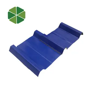 Resistente al calore tetto in lamiera di colore duraturo pvc tetto di plastica piastrelle di materiale da costruzione del pvc