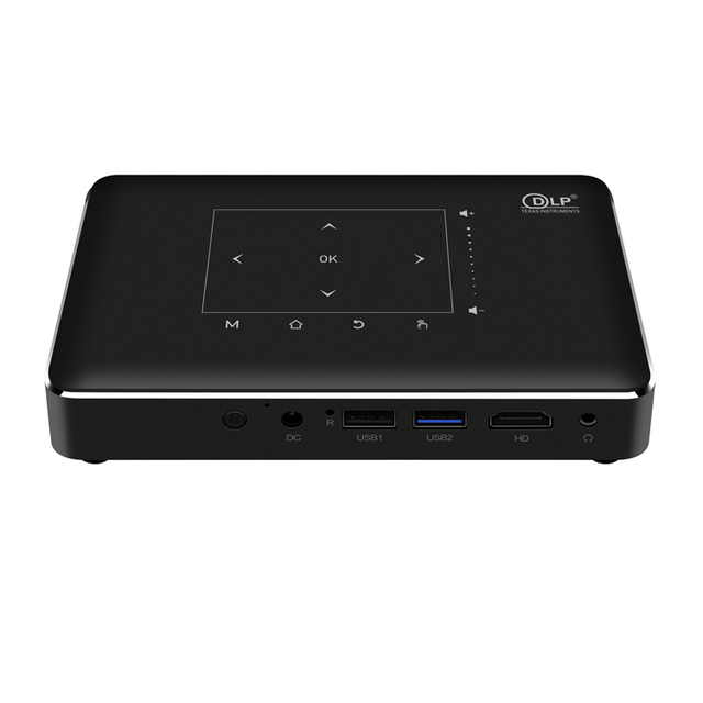 Portable Intelligent DLP Mini Pocket Projector Android 9.0 System 4K Decoding Support 3D Ready