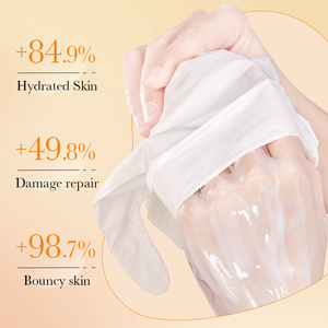 XC OEM/ODM Nicotinamide cilt onarım beyazlatma besleyici nemlendirici el maskesi pürüzsüz el bakımı için - Product Image 3