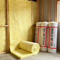 Couverture en laine de verre INSULWOOL, emballage OEM, support avec feuille métallique, certifiée ASTM pour applications CVC, protection thermique ignifuge A1