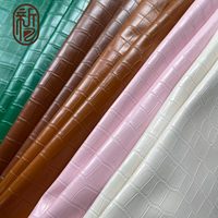 Cuir synthétique PU de haute qualité à motif crocodile, épaisseur 1 mm, résistant à l'usure, imperméable, écologique, résistant aux taches, pour chaise