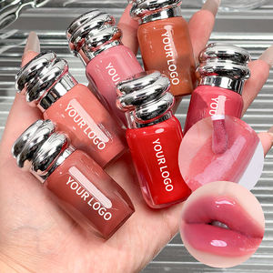 Gloss à lèvres végétalien personnalisable, hydratant, repulpant, brillant, teinté, transparent, non collant, longue durée, finition verre, liquide minéral - Product Image 6